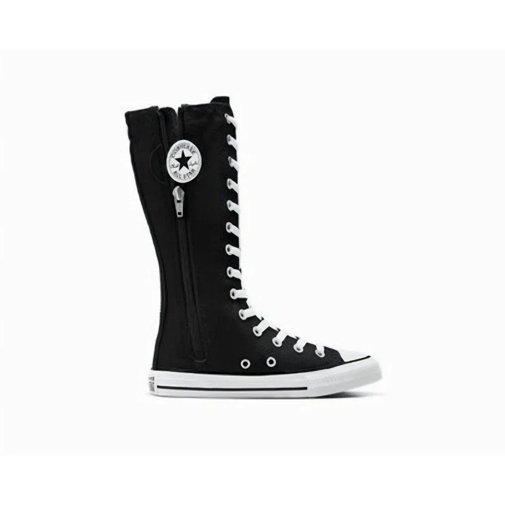 New Converse Chuck Taylor All Star XX Hi Knee High Black Boots Youth [3]